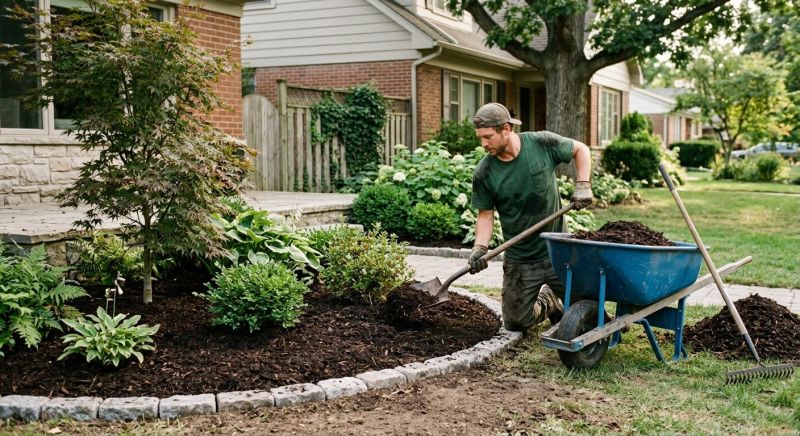 Shredded Mulch Installation in Honolulu, HI