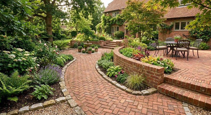 Brick Hardscape Construction in Manchester, NH