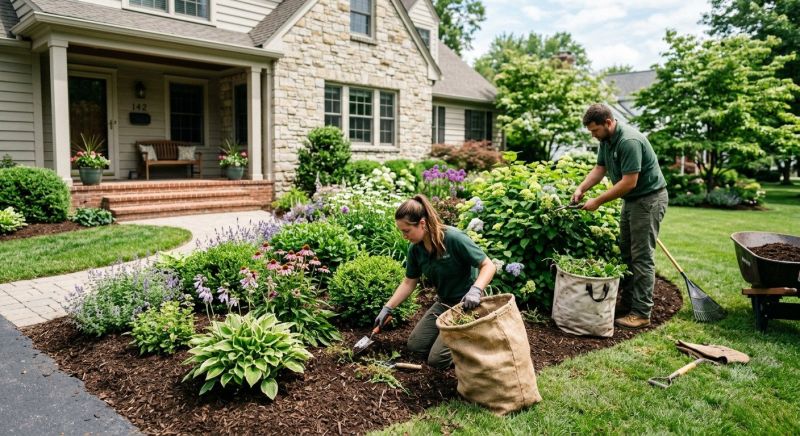 Flower Bed Mulching in Honolulu, HI
