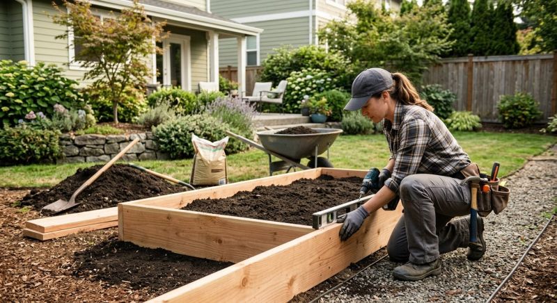 Garden Bed Construction in Ventura County, CA