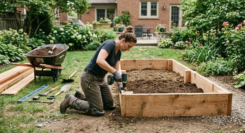 Garden Bed Construction in Ventura County, CA