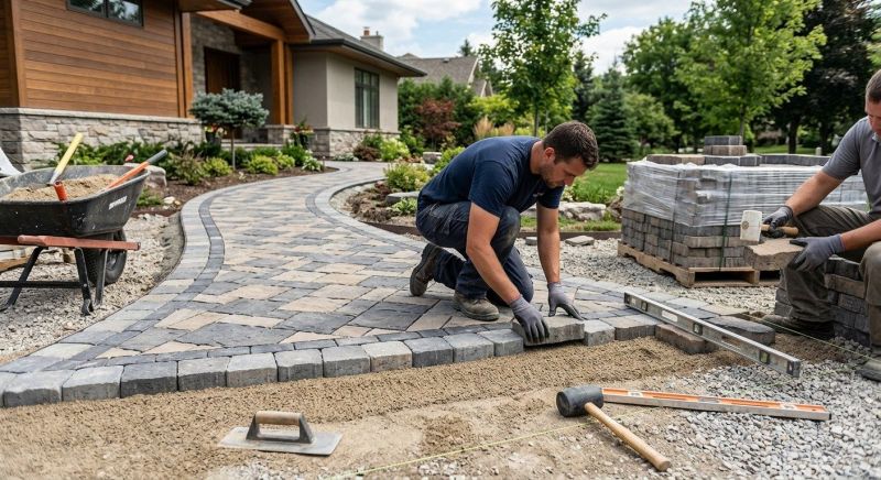 Hardscape Pavers Installation in Boston, MA