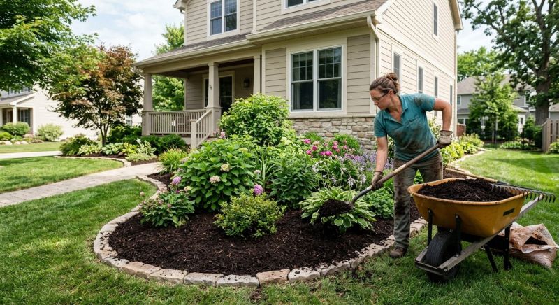 Organic Mulch Installation in Ventura County, CA