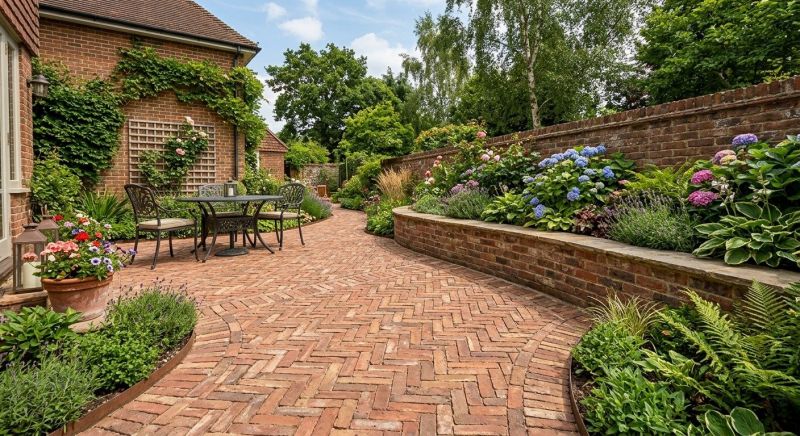 Patio Brick Installation in Burlington, VT