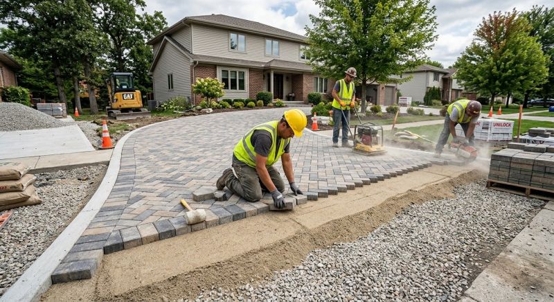 Paver Driveway Installation in Ogden, UT