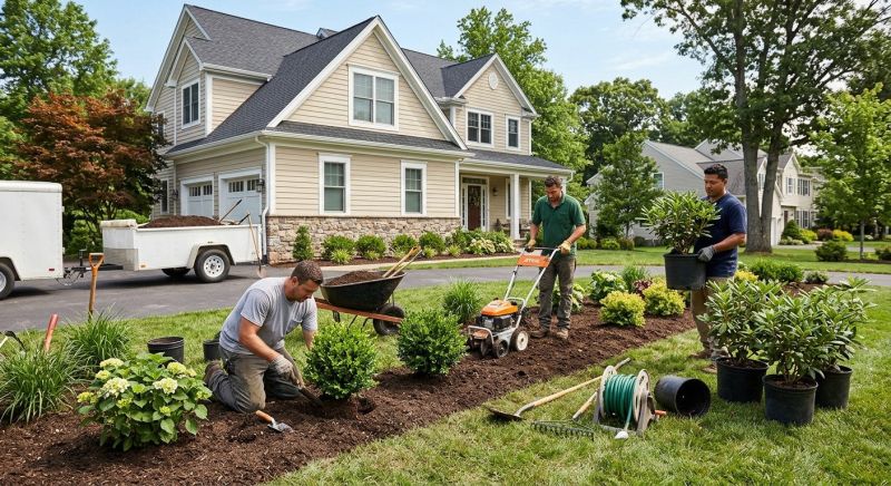 Pine Bark Mulch Installation in Honolulu, HI