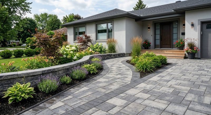 Sidewalk Pavers Installation in Boston, MA