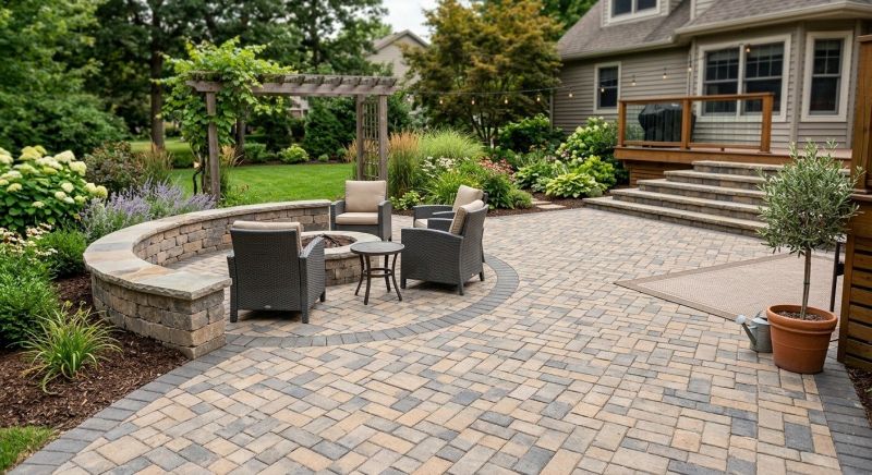 Stone Deck Installation in Fairfield County, CT